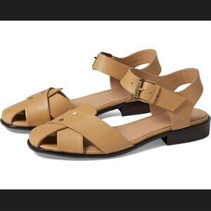 New with box Madewell leather Ira Sandal size 7.5 color "Dry Straw"